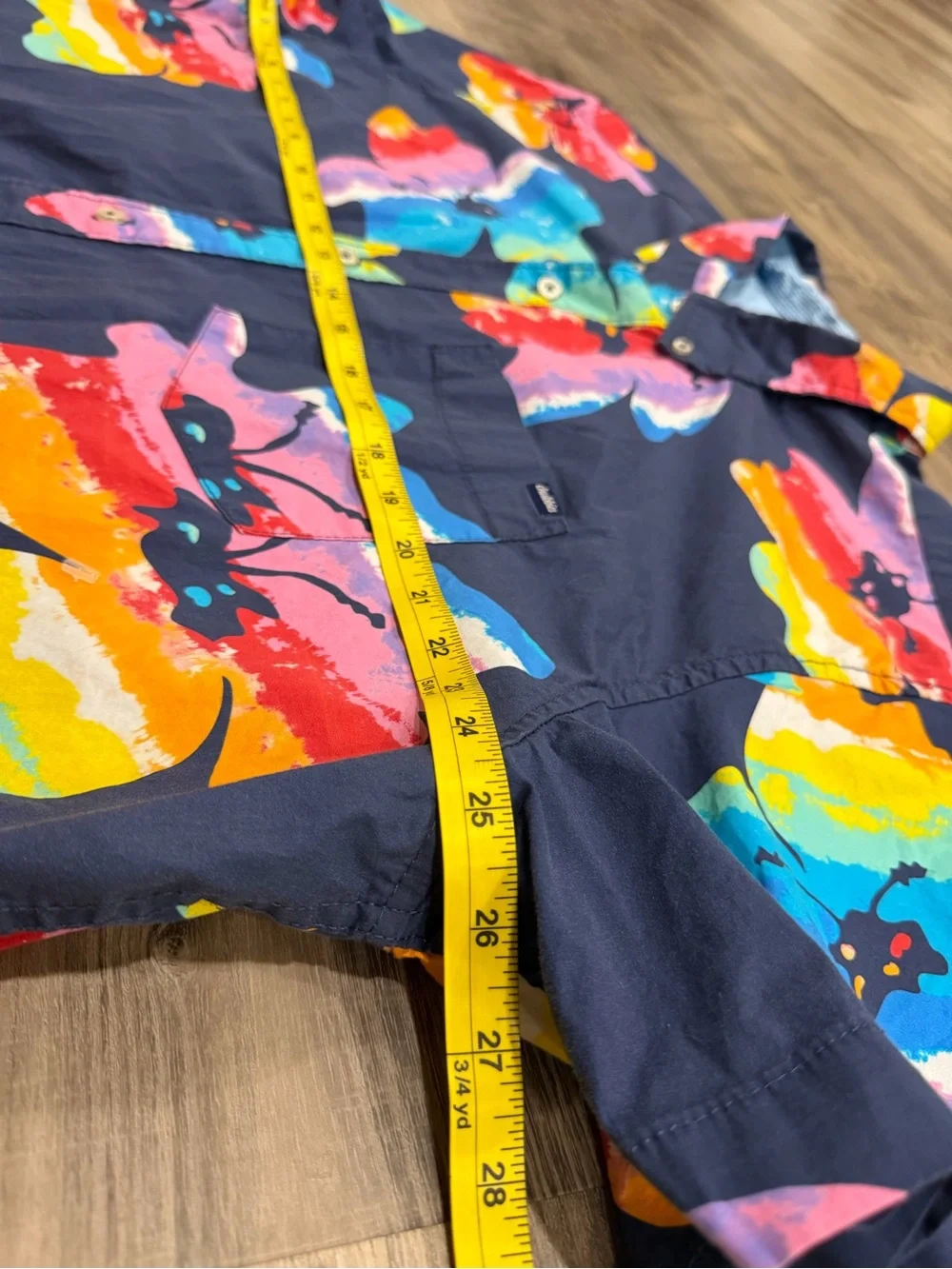 Chubbies Surfside Floral Button Down Shirt XXL Tropical Hawaiian